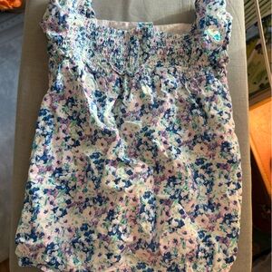 Baby Floral Sundress & Matching Sun Hat 12–18M Summer Outfit